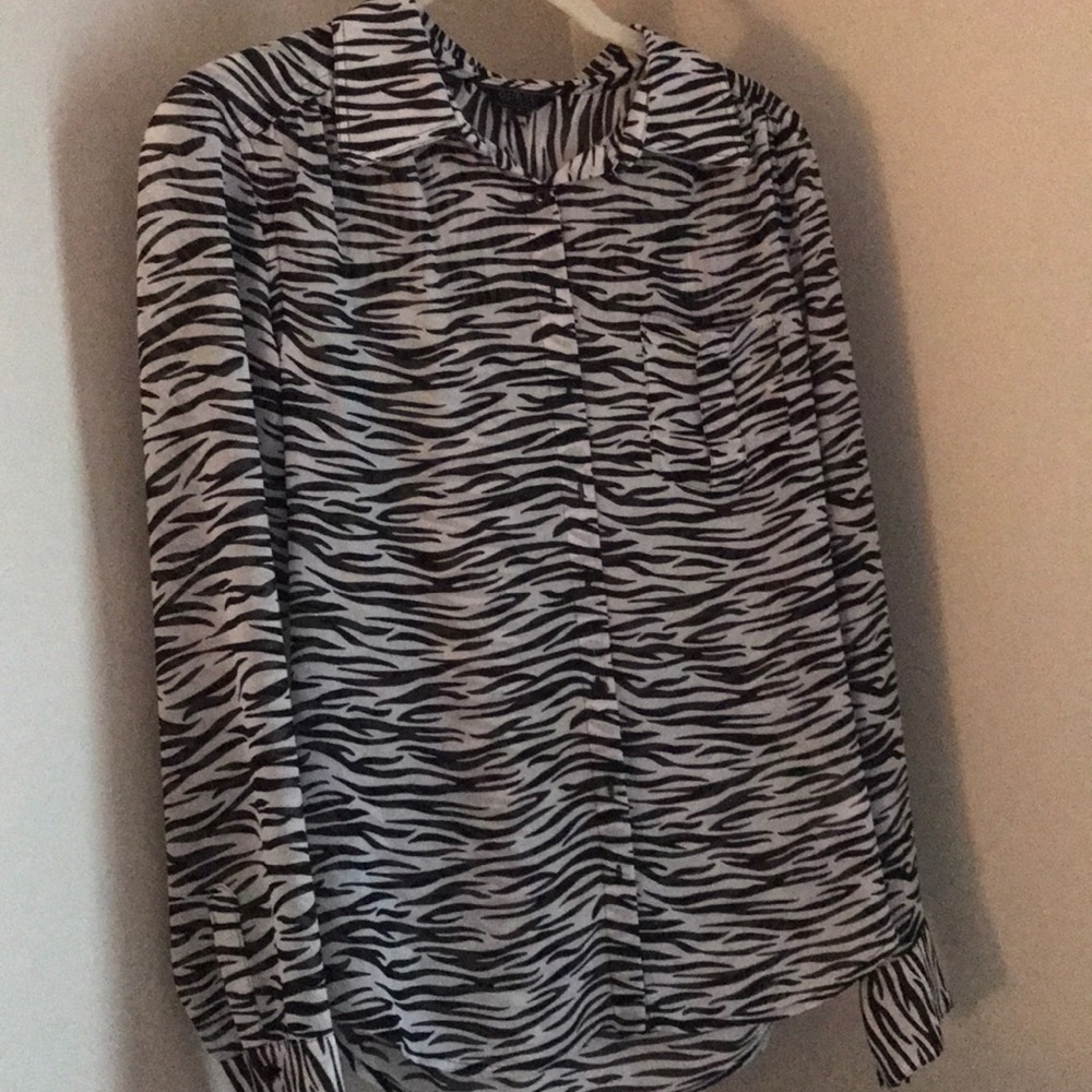 Guess Zebra Button Down - image 3